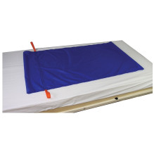 Non-Slip Mat - Medical Silicone With Side Handles 130x70 cm Blue