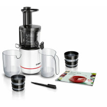 Juicer - Bosch MESM500W, Slow, 150 W, Black / White