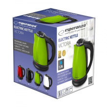 Electric Kettle - Esperanza EKK113G 1.8 L 1800 W Black / Green Electric Kettle - Esperanza EKK113G 1.8 L 1800 W Black / Green