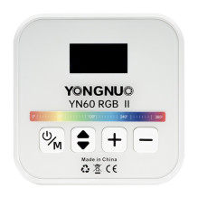 LED Šviestuvas Yongnuo YN60 RGB II WB (2500 K - 9900 K) (Baltas) LED Šviestuvas Yongnuo YN60 RGB II WB (2500 K - 9900 K) (Baltas)