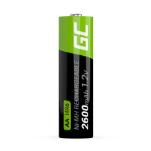 Įkraunama Baterija - Green Cell GR01 NiMH AA Įkraunama Baterija - Green Cell GR01 NiMH AA