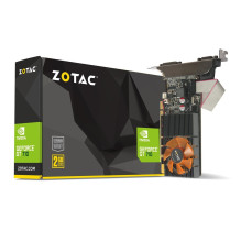 Video Card - Zotac GeForce GT 710 2 GB GDDR3 3840 x 2160 DVI-D VGA HDMI