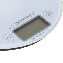 Electronic Scales - Esperanza EKS003W White Round Electronic Scales - Esperanza EKS003W White Round