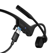 Headphones - SHOKZ OpenComm2 Upgrade Wireless Bluetooth, Black Headphones - SHOKZ OpenComm2 Upgrade Wireless Bluetooth, Black