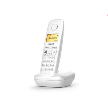 Belaidis Telefonas - Gigaset A270 ECO DECT, 80 Telefonų Sąrašas, 18h Pokalbių Laikas, Balta