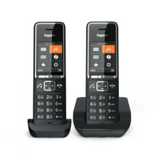 Cordless Phone - Gigaset Comfort 550 Duo TFT Display, 200 Contacts, Black Chrome