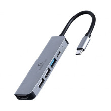 USB Adapter - Gembird A-CM-COMBO5-03, Silver