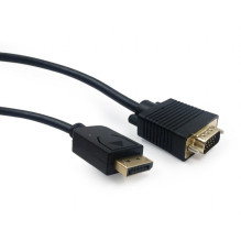 Video cable adapter - Gembird CCP-DPM-VGAM-6 1.8 m VGA to DisplayPort Black Video cable adapter - Gembird CCP-DPM-VGAM-6 1.8 m VGA to DisplayPort Black