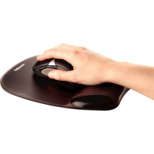 Mouse pad - Fellowes Crystal Gel with wrist rest black Mouse pad - Fellowes Crystal Gel with wrist rest black
