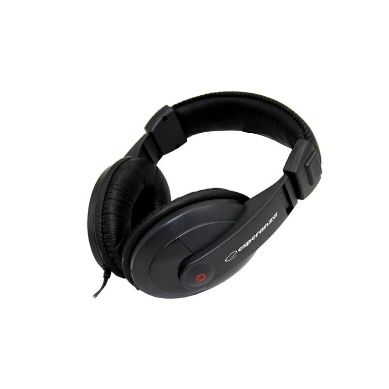 Headphones - Esperanza EH120, Black with Microphone
