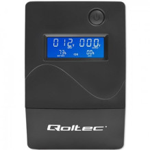Uninterruptible Power Supply (UPS) - Qoltec Monolith 0.45 kVA 240 W Double Conversion 2 AC Outputs Uninterruptible Power Supply (UPS) - Qoltec Monolith 0.45 kVA 240 W Double Conversion 2 AC Outputs
