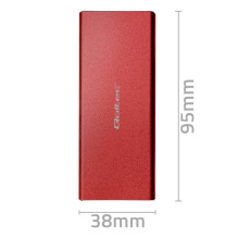 M.2 SSD Korpusas - Qoltec 51831 2TB Raudonas