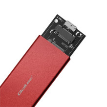 M.2 SSD Korpusas - Qoltec 51831 2TB Raudonas