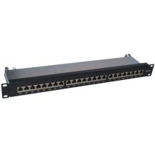 Komutatorius - Alantec PK040 Cat6A 24 Prievadai 1U Juodas
