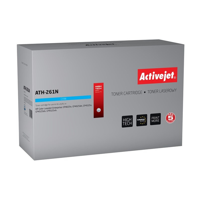 Toneris - Activejet ATH-261N Suderinamas su HP CE261A 11000 Puslapių Mėlynas