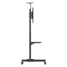 TV Mount - Manhattan Cart 1 Screen 37-65' VESA 200x200-600x400 Max. 40kg Black
