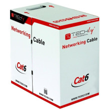 Tinklo Kabelis - Techly ITP9-FLU-0305 Cat6 U / UTP Tinklo Kabelis 305m Pilkas