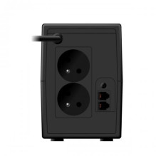 Extension cord - Ever Easyline 850 AVR, Black Extension cord - Ever Easyline 850 AVR, Black