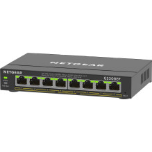 Network Switch - NETGEAR GS308EP 8-Port Gigabit PoE+ Managed L2 / L3 Network Switch - NETGEAR GS308EP 8-Port Gigabit PoE+ Managed L2 / L3