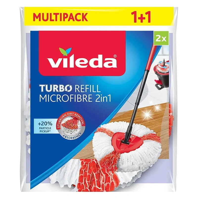 Šluosčių Rinkinys - Vileda Turbo 2in1 2 Vnt.