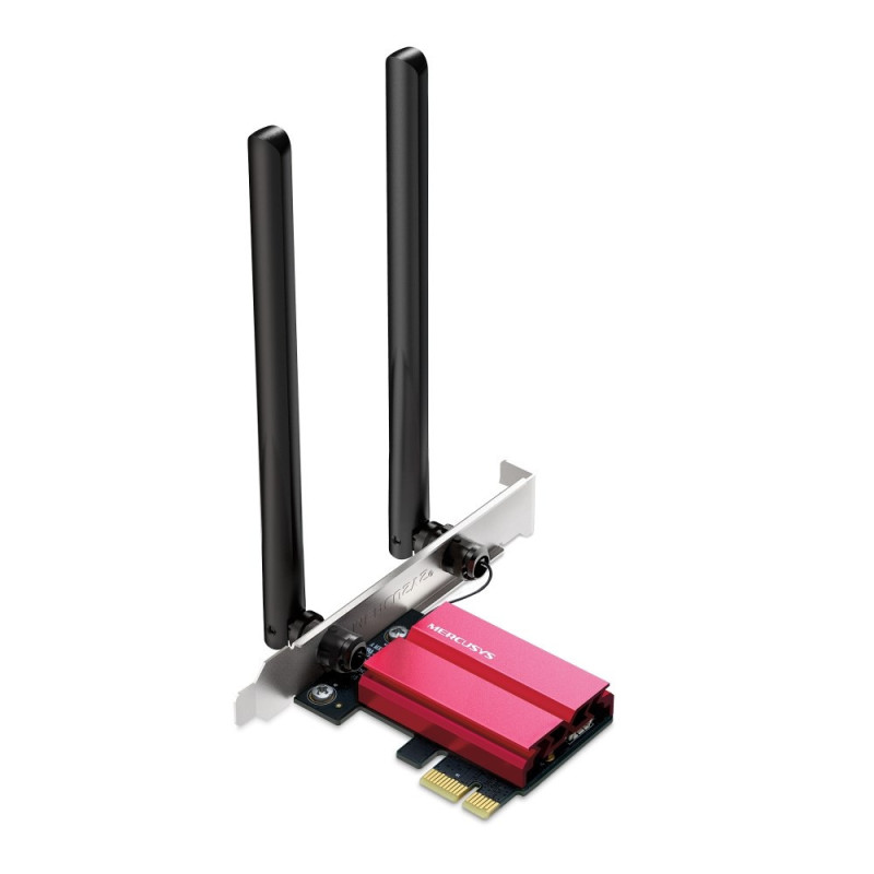 Network Adapter - Mercusys AXE5400 Wi-Fi 6E Tri-Band 5400Mbps Bluetooth 5.3
