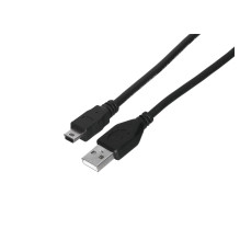 USB cable - Gembird 1.8m A / mini-usb B black USB cable - Gembird 1.8m A / mini-usb B black