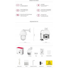 IP Security Camera - Foscam SD8EP 8MP White IP Security Camera - Foscam SD8EP 8MP White