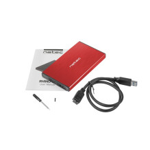 External Hard Drive - Natec Rhino Go 2.5', USB 3.0, Red External Hard Drive - Natec Rhino Go 2.5', USB 3.0, Red