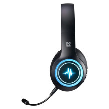 Belaidės Ausinės - Bluetooth Freemotion B571 LED Juodos