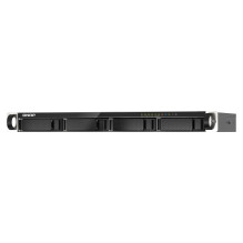 Tinklo Prijungtas Saugojimas - QNAP TS-435XEU NAS Rack (1U) Marvell CN9131 4 GB DDR4 0 TB Juodas, Pilkas