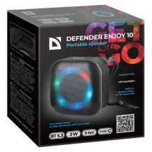 Speaker - DEFENDER ENJOY 10 3W Bluetooth 5.3 Black Speaker - DEFENDER ENJOY 10 3W Bluetooth 5.3 Black
