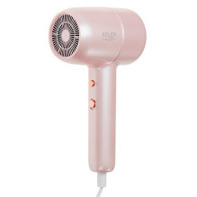 Hair Dryer - ADLER AD 2279p 1800W with Concentrator Nozzle and Cold Air Function, 1.8m Cord, Pink Hair Dryer - ADLER AD 2279p 1800W with Concentrator Nozzle and Cold Air Function, 1.8m Cord, Pink