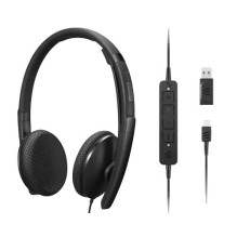 Ausinės - Lenovo Laidinės USB Type-C Ausinės su Triukšmo Naikinimo Mikrofonu, 137 g, 20 - 20,000 Hz, Juoda