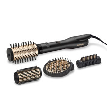 Plaukų Formavimo Priemonė - BaByliss AS970E Sukamasis Karštas Oro Šepetys 2 Temperatūros 2 Greičiai Juoda Auksinė Plaukų Formavimo Priemonė - BaByliss AS970E Sukamasis Karštas Oro Šepetys 2 Temperatūros 2 Greičiai Juoda Auksinė