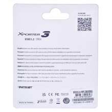USB Atmintinė - Patriot Flashdrive 3, 128GB USB Atmintinė - Patriot Flashdrive 3, 128GB