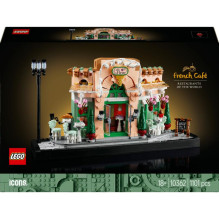 Konstruktorius - LEGO ICONS 10362 Prancūzų Kavinė 1101 elementas 160mm aukštis 60mm gylis 300mm plotis