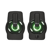 Speakers - Trust Gemi 6W Wired 3.5mm Rotary Volume Control Black