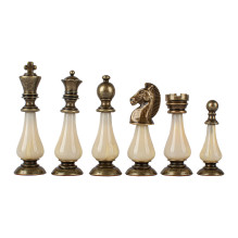 Manopoulos Style Chess Set 50x50cm Walnut / Oak Manopoulos Style Chess Set 50x50cm Walnut / Oak