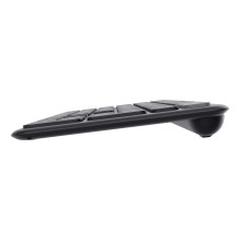 Keyboard - Trust Vaiya Universal USB RF Wireless Bluetooth Full Size US English Black Keyboard - Trust Vaiya Universal USB RF Wireless Bluetooth Full Size US English Black