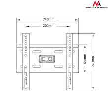 TV Mount - Maclean MC-777 13\'\'-42\'\' VESA 200x200 Black TV Mount - Maclean MC-777 13\'\'-42\'\' VESA 200x200 Black