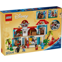 Žaislų Rinkinys - LEGO DISNEY 43268 Lilo ir Stitch Paplūdimio Namas 834 vnt. 5 mini figūrėlės 9+