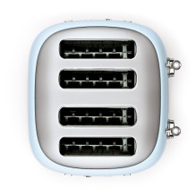 Toaster - SMEG TSF03PBEU 4-slice Retro with 6 brown levels, Pastel Blue Toaster - SMEG TSF03PBEU 4-slice Retro with 6 brown levels, Pastel Blue