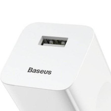 Charger - Baseus Quick Charger 24W USB 3.0 White Charger - Baseus Quick Charger 24W USB 3.0 White