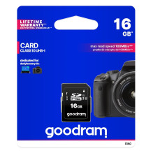 Memory Card - GOODRAM SDHC 16GB CL10 UHS-I Memory Card - GOODRAM SDHC 16GB CL10 UHS-I