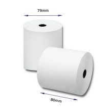 Thermal Roll - Qoltec 80x80, Grey Thermal Roll - Qoltec 80x80, Grey