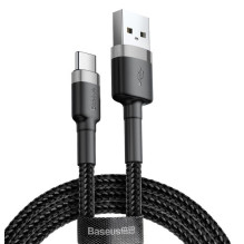 USB Cable - Baseus CATKLF-UG1 3m USB A to USB C 2A Black USB Cable - Baseus CATKLF-UG1 3m USB A to USB C 2A Black