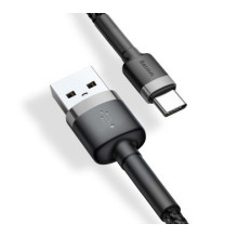 USB Kabelis - Baseus CATKLF-UG1 3m USB A į USB C 2A Juodas