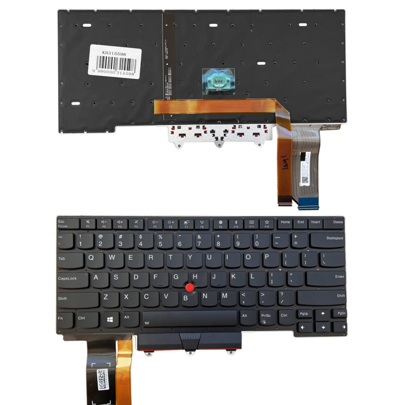 Keyboard LENOVO Thinkpad E14, with backlight, with trackpoint, US