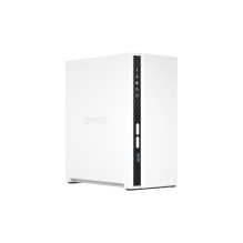 NAS Ir Duomenų Saugojimo Serveris - QNAP TS-233 Mini Tower Cortex-A55 2GHz 4C 2GB RAID USB 3.2 Ethernet LAN Balta