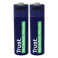 Baterija - Trust 25584 Įkraunama AA 1700 mAh 800 Ciklų
